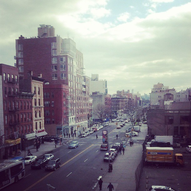 top ten lists: new york city looking down Frederick Douglass Blvd nyc newyorkcity cityscape city skyline Harlem top ten lists: new york city