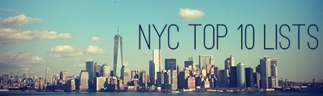 top ten lists: new york city